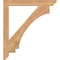 Ekena Millwork Imperial Slat Smooth Bracket, Western Red Cedar, 3 1/2"W x 34"D x 38"H BKT04X34X38IMP06SWR - alternate 2